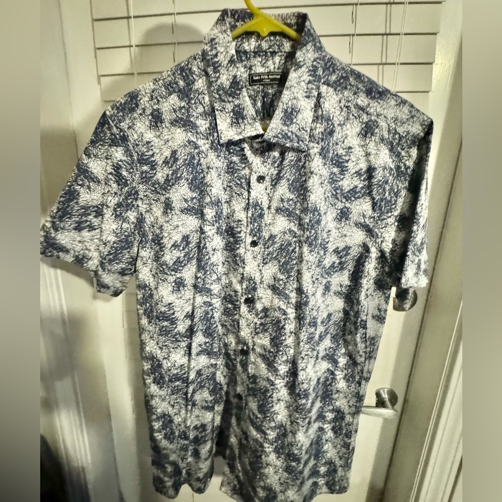 Saks 5th Avenue short sleeve dress shirt (never worn)